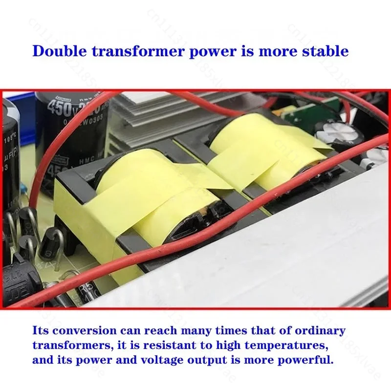 7500W Peak Power Boost Inverter Head, 20 Power Tubes 12V DC Electronic Power Conversion Board, High Output Inverter Module