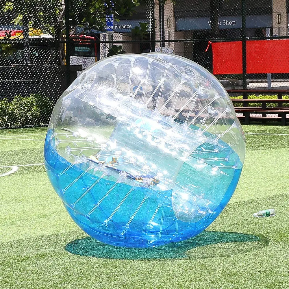 Ballon gonflable de Football de bulle de Zorb 1.2m 1.5m 1.7m ballon de pare-chocs 100% matériel de TPU Football gonflable de bulle