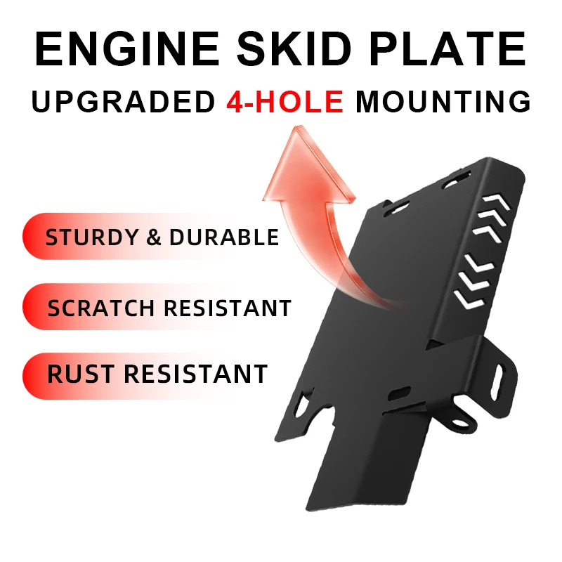 Picture 7: Suitable for Zontes 368G 368E 368K Modified Accessories Engine Chassis Guard Engine Bottom Protective Cover Skid Protector Plate
