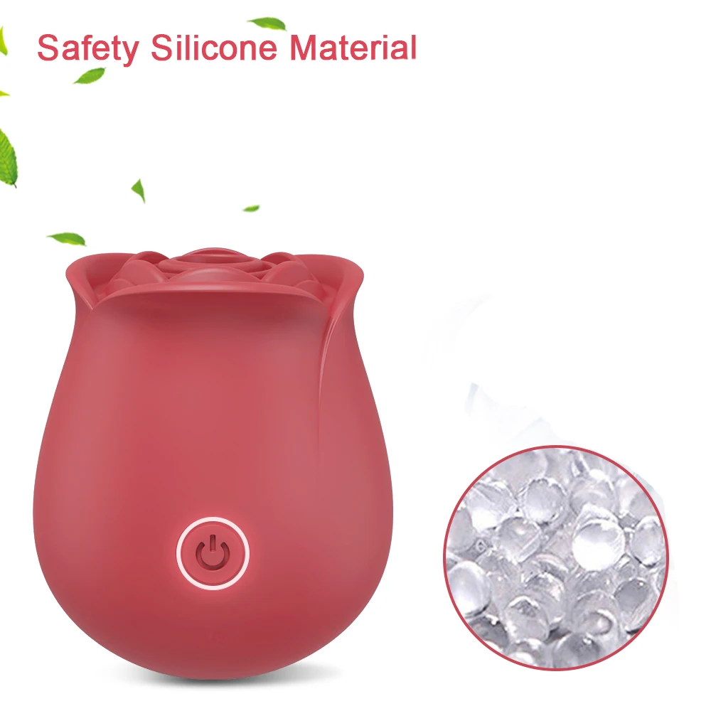 Powerful Rose-Toy Sucking Vibrator Female Oral Nipple Sucker Clitoris Vacuum Stimulator Adults Supplies Sex Toys for Women view 6