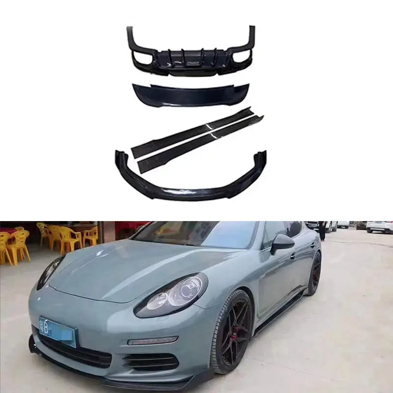 

Upgrade Body Kit For Porsche Paramera 970.1 to 970.2 Bodykit Front Lip Splitter Rear Diffuser Side Skirt,100% TESTED WELL