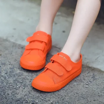 헝겊 신발 한국어 버전 소녀를위한 아기 캔버스 신발 아기 소년을위한 캐주얼 운동화 보드 신발 유행 신발 Tenis De Mujer Zapatilla