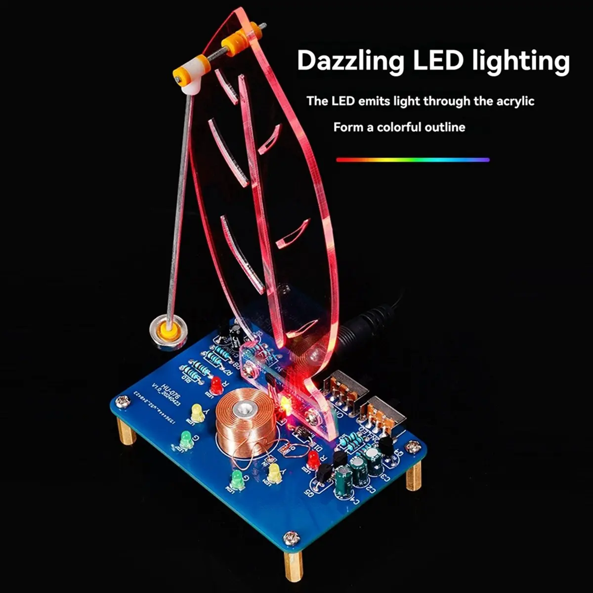 A32I DIY Electronic Swing Kit Electromagnetic Swing Induction Teaching and Practical Training Welding Assembly DIY Kit