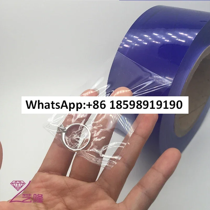 Película protectora de joyería, película embalaje oro y plata, anillo de Jade,