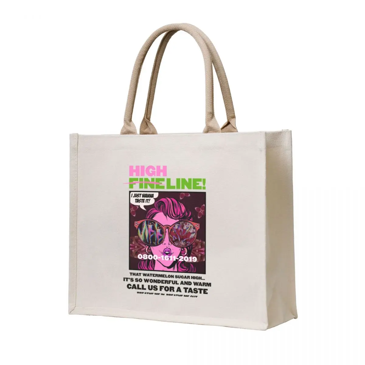 

HIGH LINE PRINT Tote Bag tote bag woman shopper bag woman Shopper handbag tote bags cloth bags