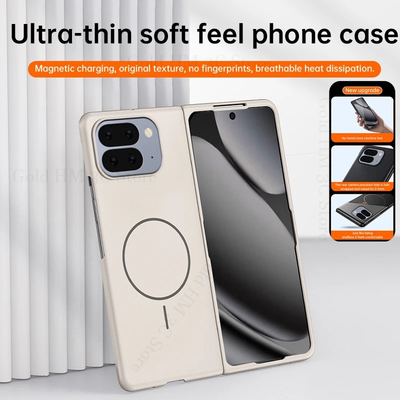 

For Google Pixel 10 Pro Fold 5G Hard PC Tough Case Pixel 9 Pro Fold Wireless Charging Matte Back Cover Pixel Fold Magnetic Cases