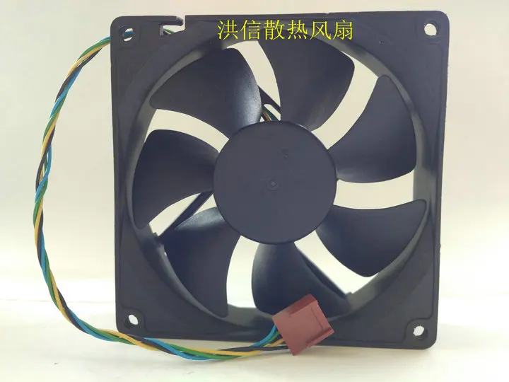 Ltsf For ADDA AD0912UX-A7BGL DC 12V 0.50A 90x90x25mm 4-Wire Server Cooling Fan 9cm