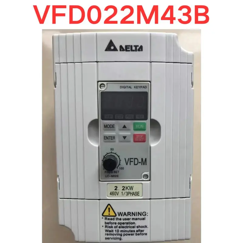 

Used inverter VFD022M43B , function well