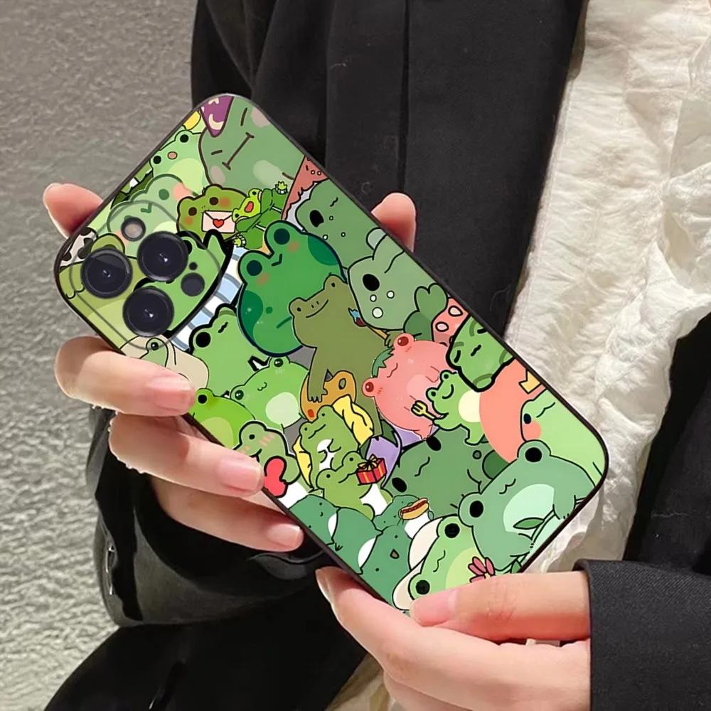 Funny Sad Frog pepe meme Phone Case For iPhone 15 14 11 12 13 Mini Pro XS Max Cover 6 7 8 Plus X XR SE 2020 Funda Shell