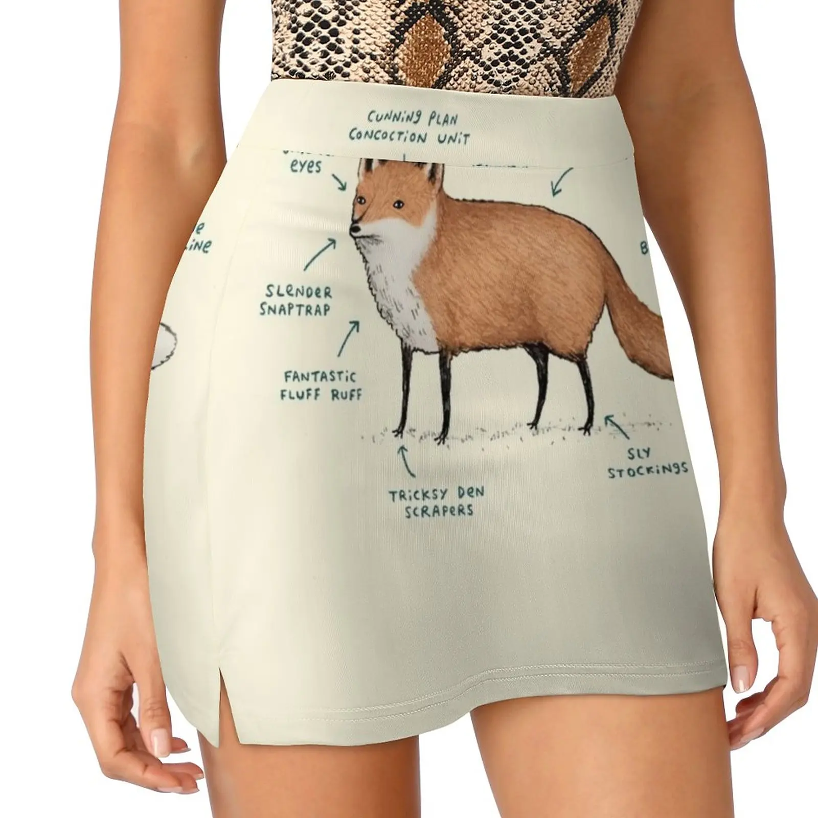 

Anatomy Of A Fox Skirts Woman Fashion 2022 Pant Skirt Mini Skirts Office Short Skirt Anatomy Fox Red Fox Foxy Woodland Forest