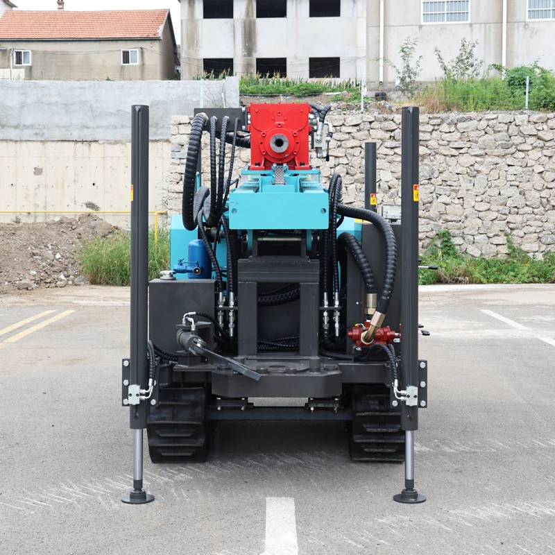 Customized Water Well Drilling Machine Mobile Full Hydraulic System 300M Diesel Power Tracked for Domestic Water Drilling Rig