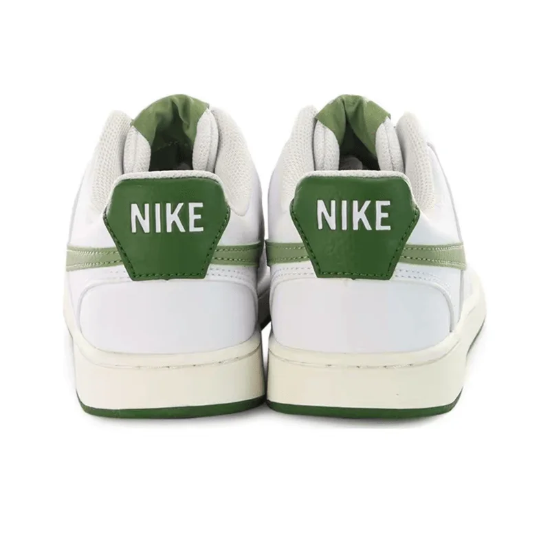 Nike Court Vision Low Leisure Flexible Adaptation Praktische kurze Unisex-Skateboardschuhe Weiß/Grün FJ5480-100