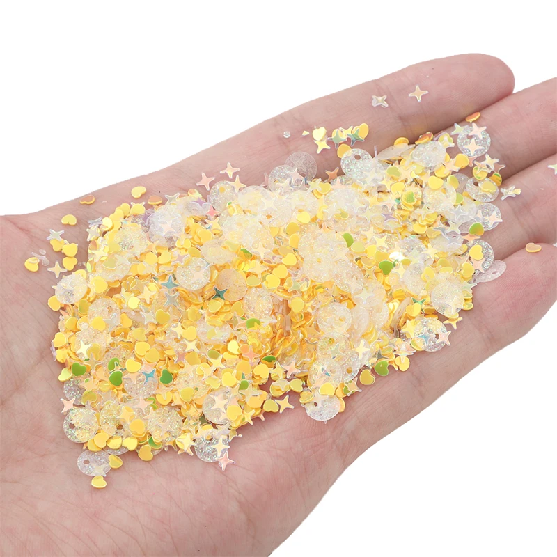 20 g/pacco 3-6mm Paillettes Stile Misto Glitter Paillettes Sciolti Artigianato Paillettes Cucito Abbigliamento Decorazione Accessori FAI DA TE Lentejuelas