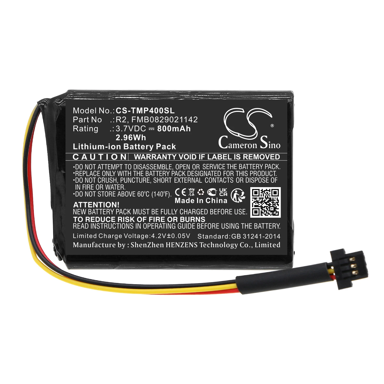 1100mAh GPS Navigator Battery 6027A0093901 for TomTom 4EM0.001.01, N14644, V3, XL IQ