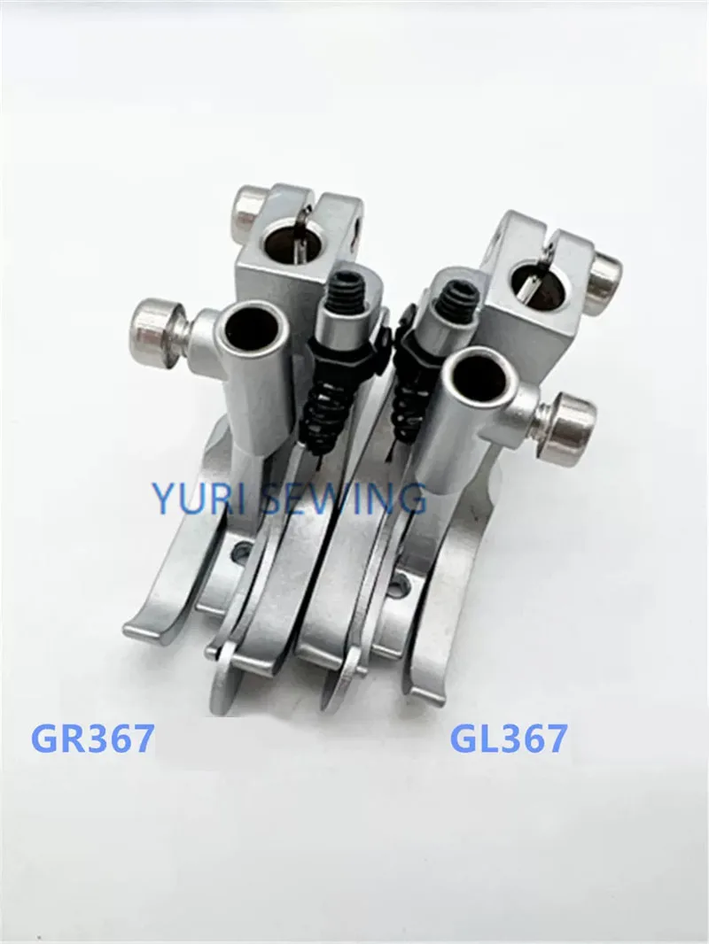 With knife left and right flange stop presser foot GL367 GR367 Durkopp 867/1767/767 heavy material presser foot