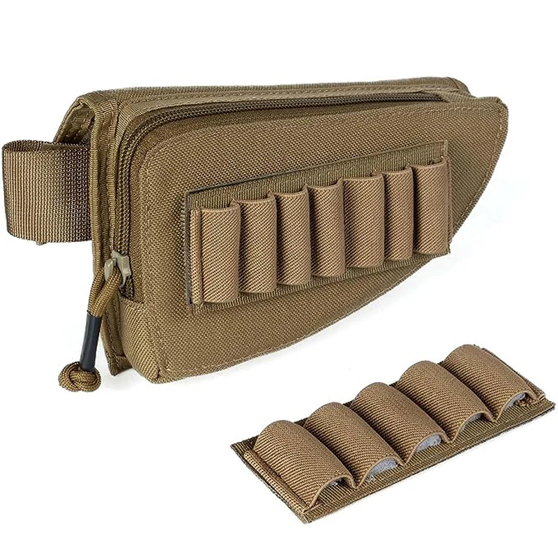 ONETIGRIS Outdoor Tactical Support Cheek Bullet Bag Accessory Bag 98K CS Military Fan Two-in-one Bullet Portable Gun Butt Bag