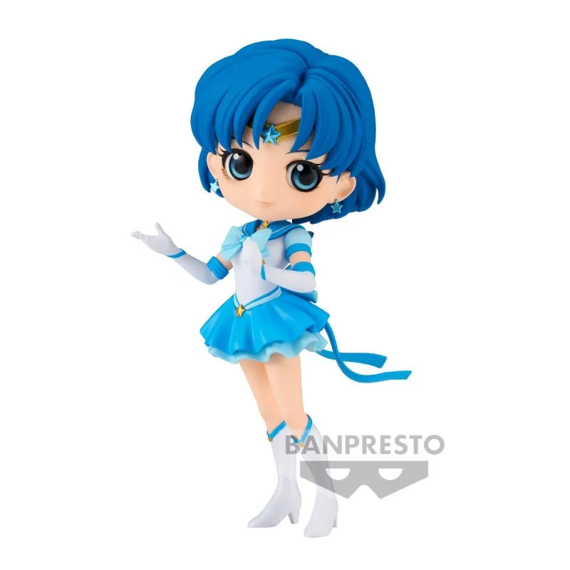 In Stock Bandai Sailor Moon Anime Figure Qposket Amy Anderson Action Figure Toys For Kids Gift Collectible Model Ornaments