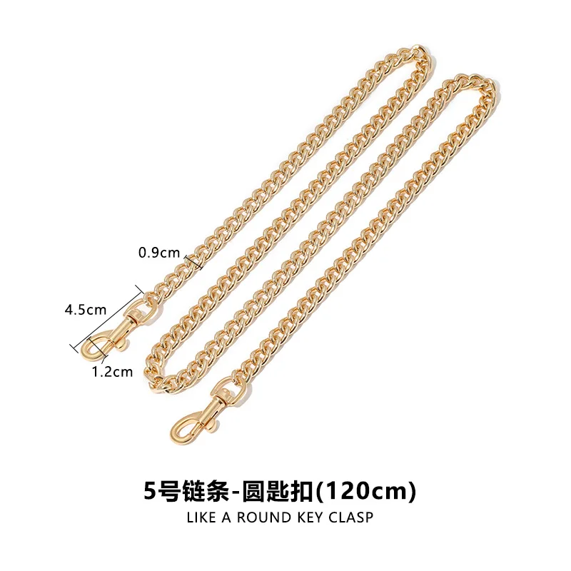 

Top Grade Metal Links Long Chain Strap Women Handbag Shoulder Carrying Lady Bag Parts Replacement