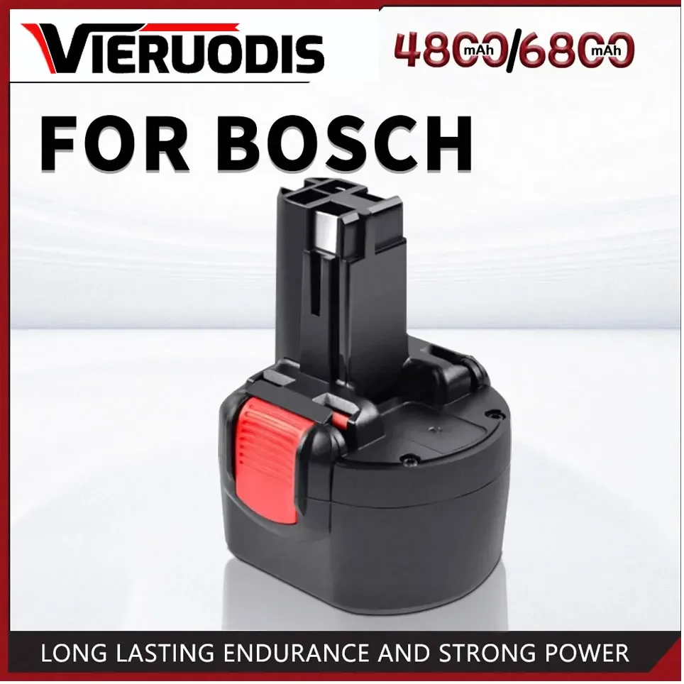 For Bosch 9.6V 4.8AH 6.8AH 9.8AH Rechargeable Ni-MH Battery BAT048 BAT100 BAT119 BH984 BPT1041 GSR GDR Power Tools Battery