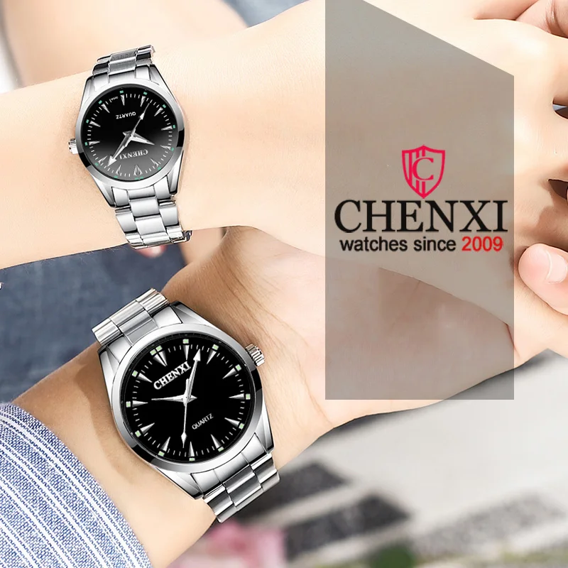 CHENXI Brand Mens Watches Stainless Steel Luxury Watch Men Top Brand Quartz Waterproof Clock Fashion Casual Male Wristwatch