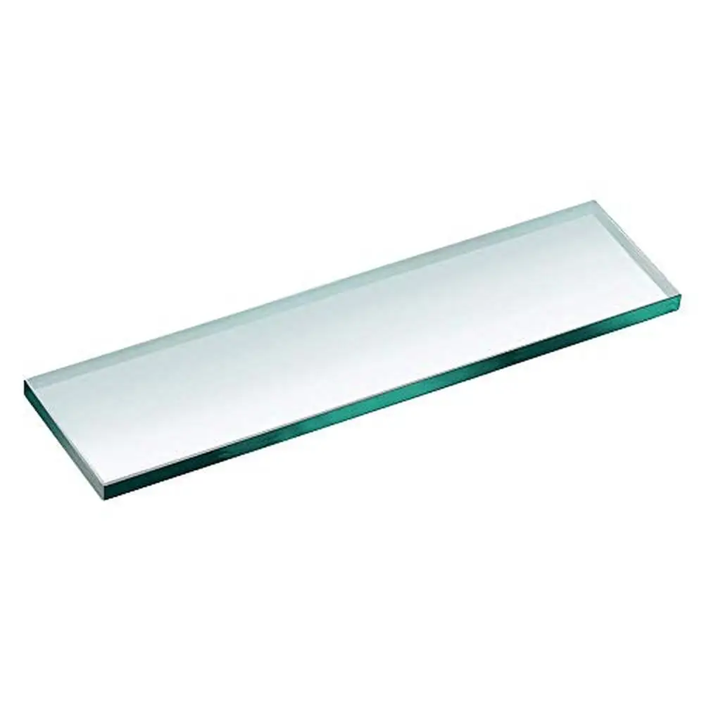 

Glass Vanity Shelf Waterproof Stainless Steel Polished Easy Install 13-5/8" x 4-1/4" x 3-/8" Shelf Size