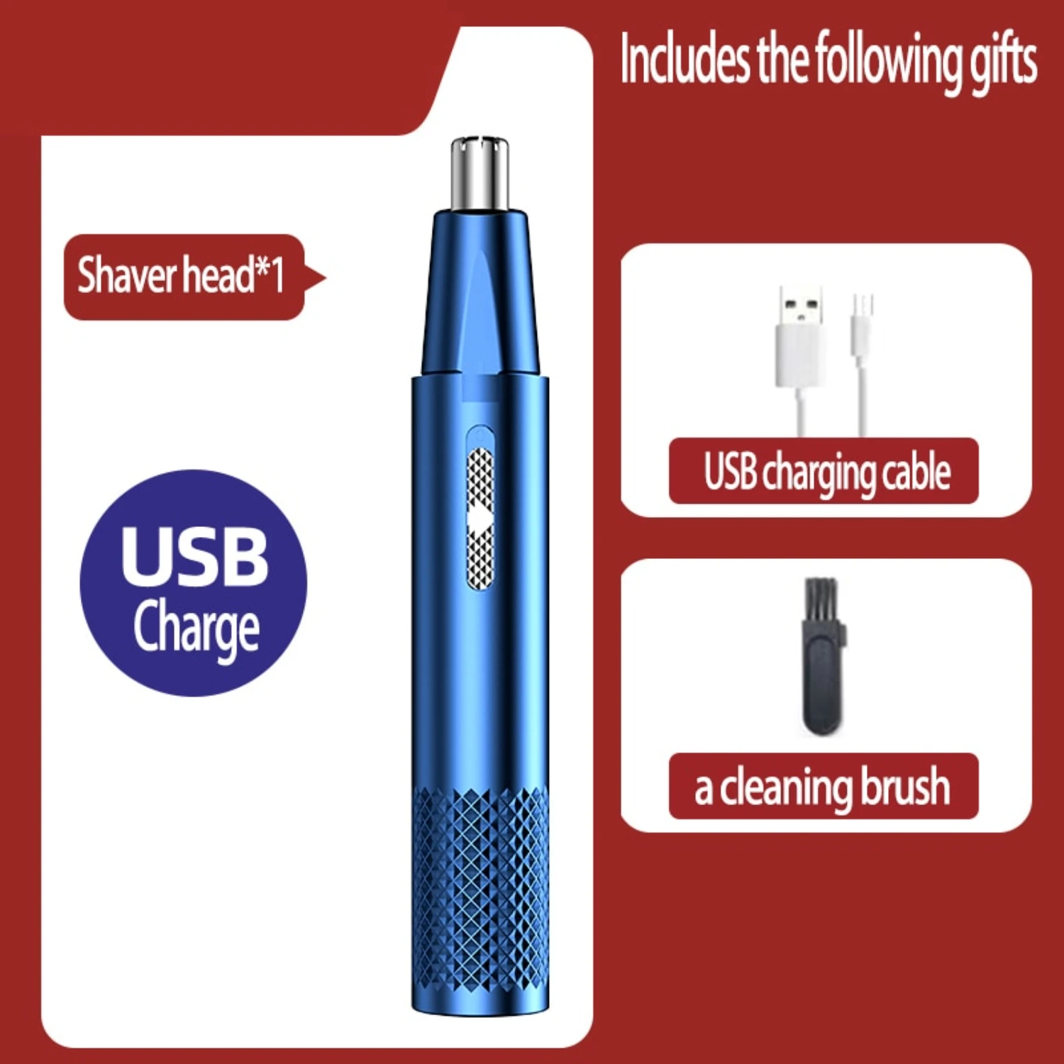 

Nose Hair Trimmer USB Charging High Quality Portable Men Mini Nose Hair Trimmer