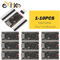 1-10pcs NRF52840 Development Board Compatible With Nice!Nano V2.0 Bluetooth Charging Management Pro Micro NRF52840