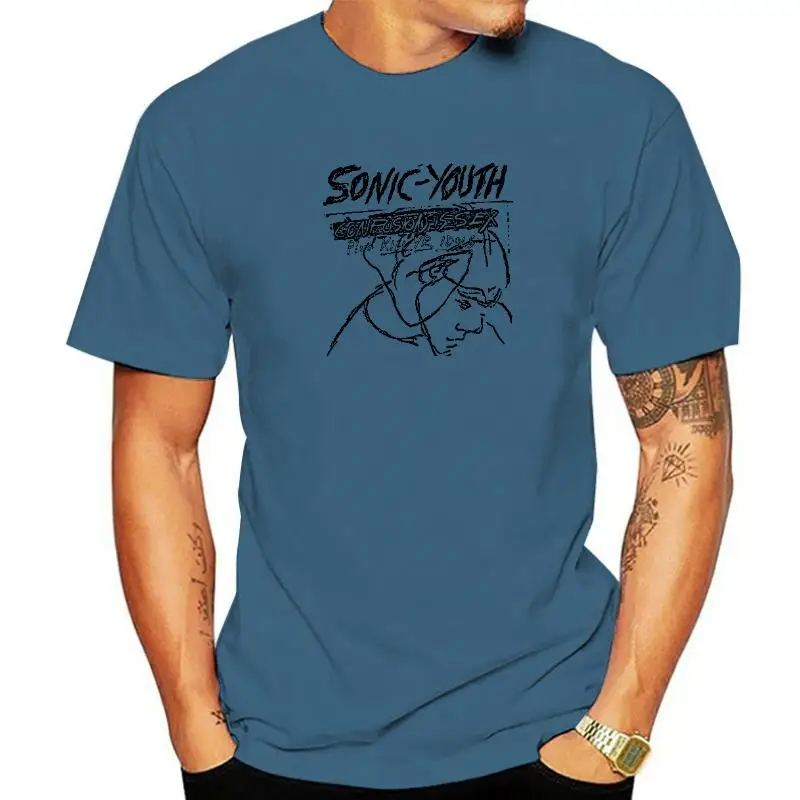 Sonic Youth Confusion Is Sex T-shirt Cotton Men T shirt New women TEE Funny Fashion