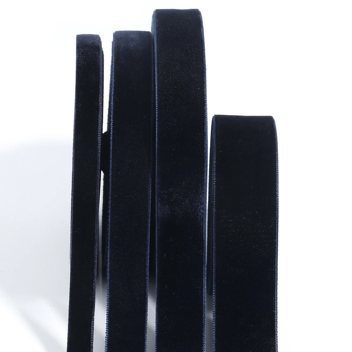 5-10 ياردة شريط مخملي أزرق داكن عيد الميلاد أشرطة من الدانتيل بالجملة هدية التفاف الديكور اليدوية عطلة الطرف الديكور