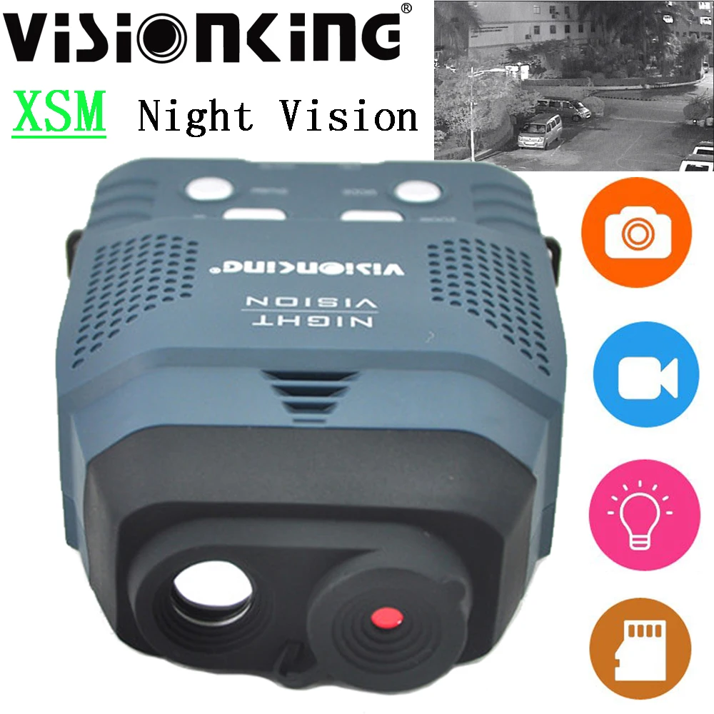 

Visionking портативный 3x цифровой ночного видения 2 "TFT ЖК-дисплей 3 Вт ИК 850 нм инфракрасный тактический 100 м Vedio фотография охотничий монокуляр