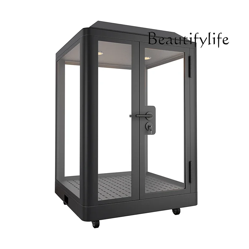 

Soundproof room Small kennel Mini household soundproof box Cat room Mobile silent display cabinet Soundproof compartment