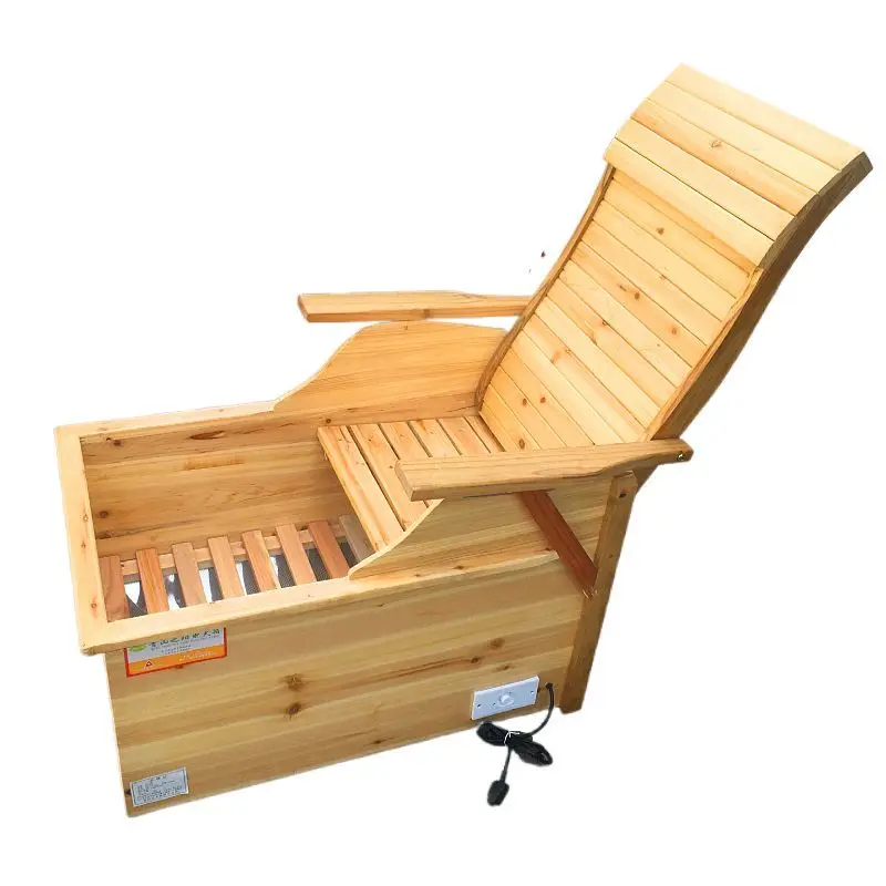 Solid wood heater, roasted foot heater, roasted fire, electric fire bucket can lie down, family can sit, foot warmer, fire box