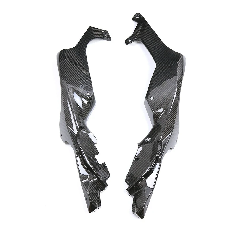 

Suitable for the new Kawasiki Kawasaki ZX10R Daniel modified carbon fiber body side panels, lined panels dry carbon