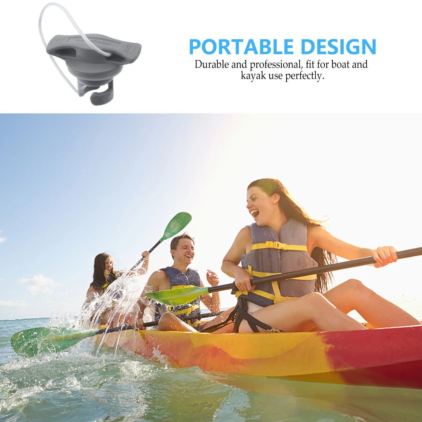 2 Pcs Rotary Bonnet Pvc Boat Inflatable Kayak Fishing Kit Folding Boats for Canoe Zodiac Sea Valve Tub Toys Air Cover Adapter