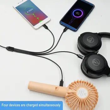 短線 5V USB AC 轉 Type-C 多功能充電線 4 合 1 Micro USB 分線器轉接器線 4 埠 USB-C PD 分線器線 9 最佳銷售 USB-C 分線器線纜 - №3