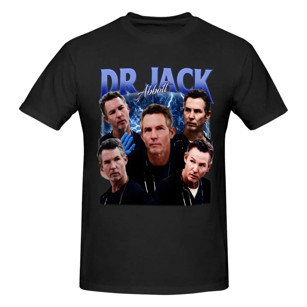Men The Pitt Dr. Jack Dr. Robby Vintage T Shirt Vintage Cotton Tee Shirt