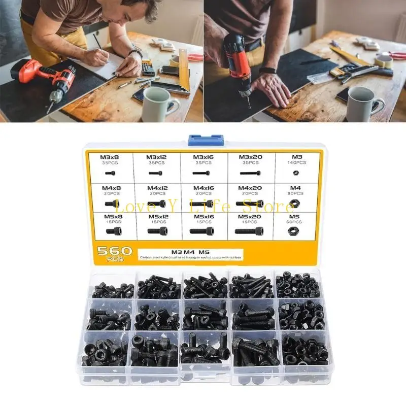 L74C 560pcs da 3,4,5 mm Caspite per prese per prese per cuscine