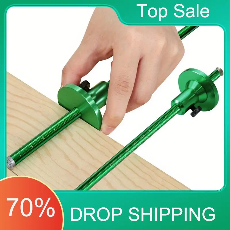 ^Arrival Woodworking Marking Scriber Ruler Aluminum Alloy Wheel Marking Gauge Parallel Line Drawing Tool With Graduated Scale
