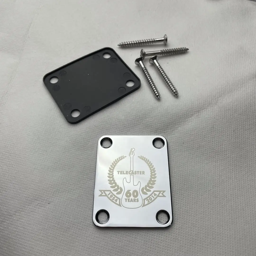 Hot Sale Telecaste Electric Guitars Neck Strucstion Screws Connection Plate 60th Anniversary Model