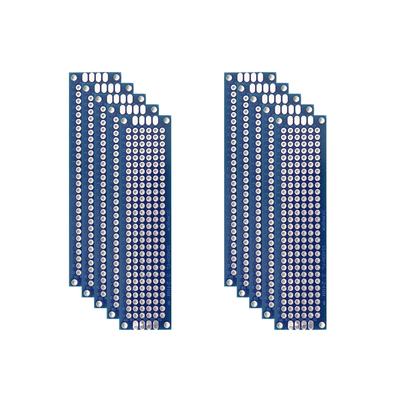 5/10PCS PCB Board Prototype Board Blauw 2x8/3x7/4x6/5x7/7x9cm Dubbelzijdig Printplaten Voor DIY Solderen Project