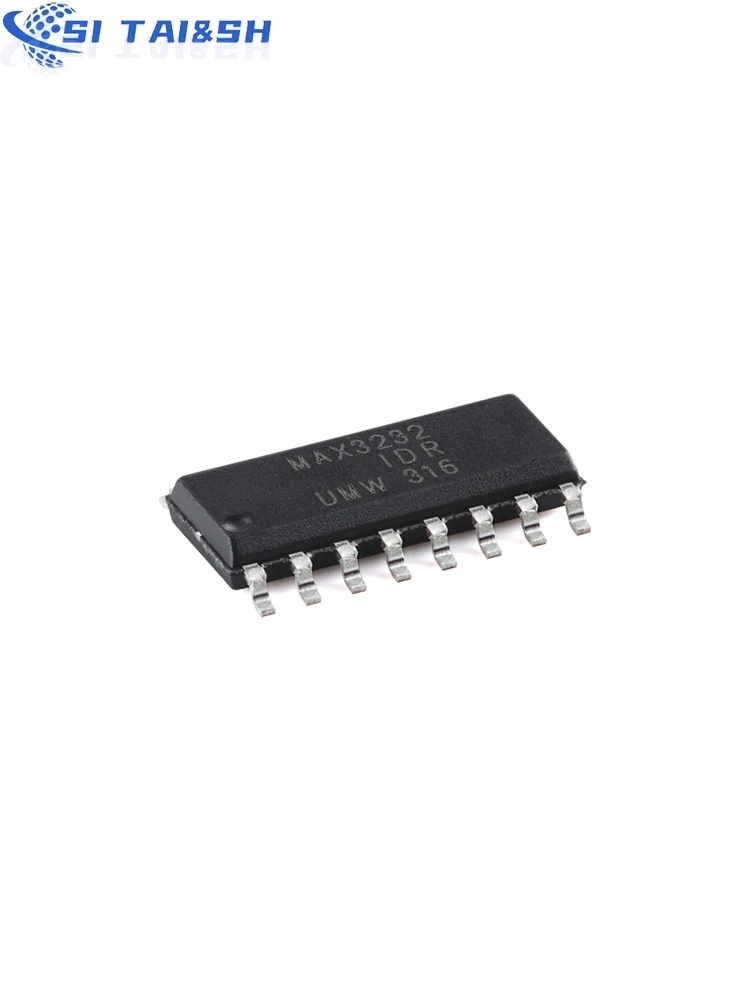 10PCS MAX3232IDR SOP-16 3.0V-5.5V RS-232