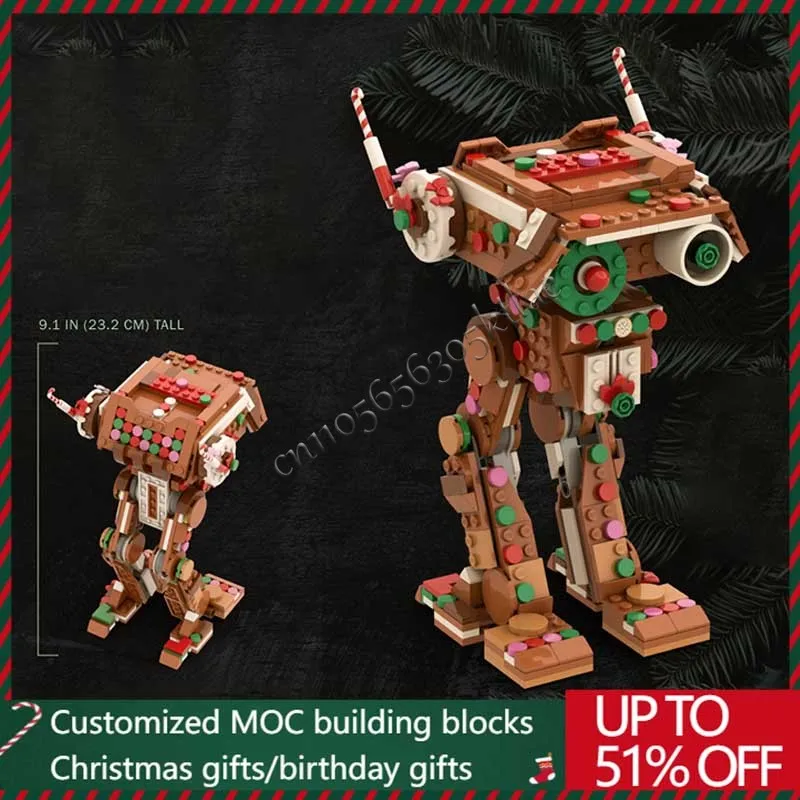 

511 шт. MOC-40806 Star Battle Christmas Walker BD-1 модель здания DIY креативные кирпичи сборка дисплей игрушки дети взрослые подарок