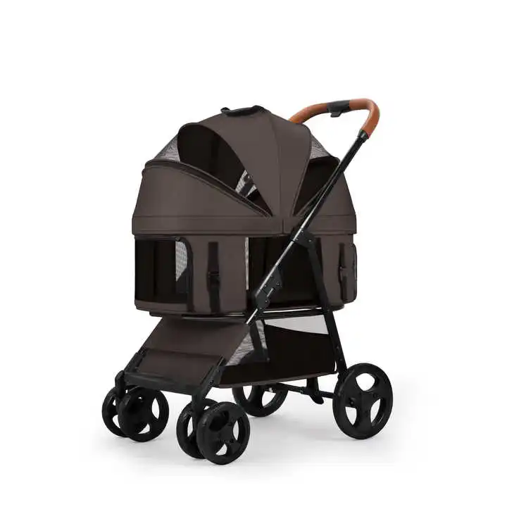 

STLFPet Stroller Detachable Pet Parm Lightweight Foldable Cart for Dog Cat Bag Separable Carrier Cage
