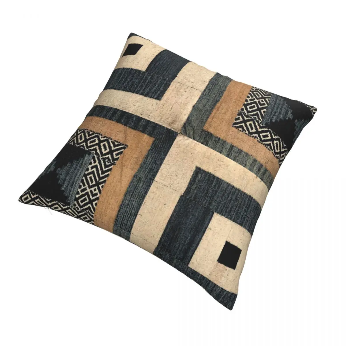 Antique African Textile Pillowcase Printed Fabric Cushion Cover Decorative Ancient Throw Pillow Case Cover Home Zipper 18\