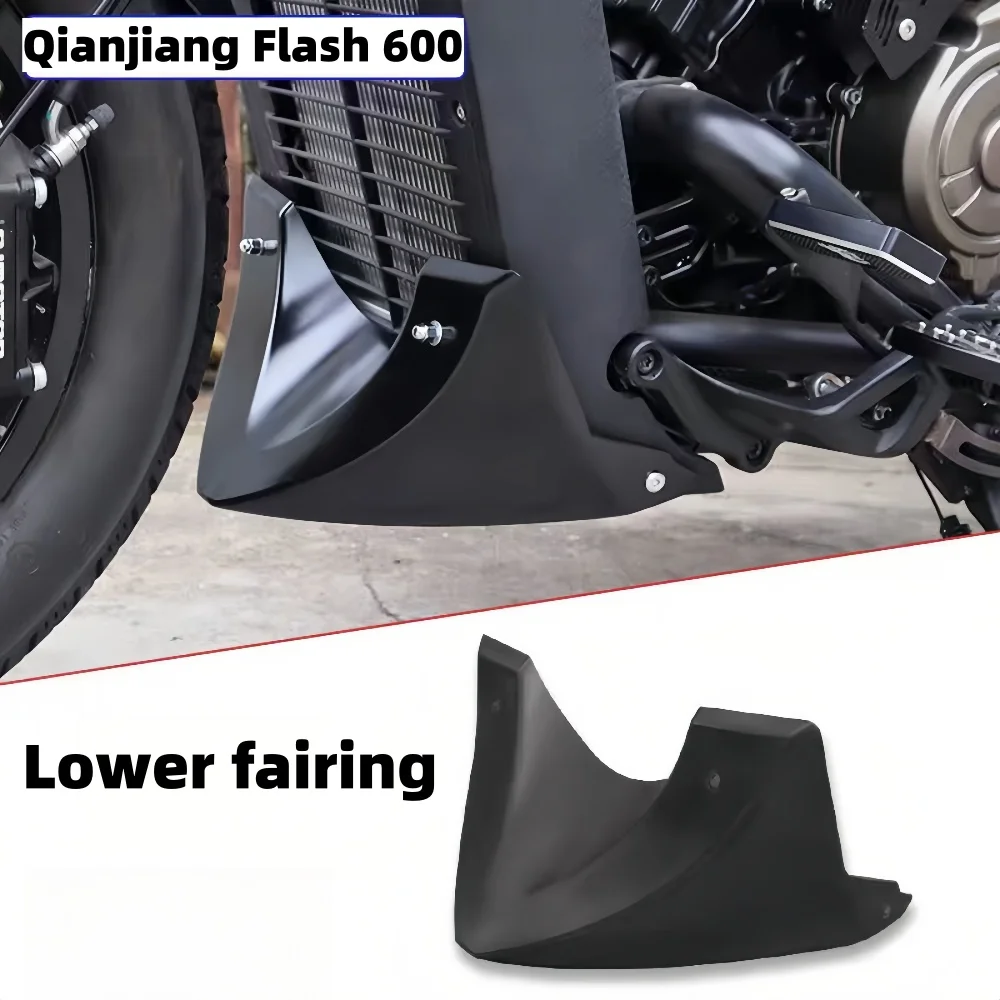 For QJMOTOR SRV 600 SRV 600Vmodified lower guide cover non-destructive straight up special bottom support decorative cover lower