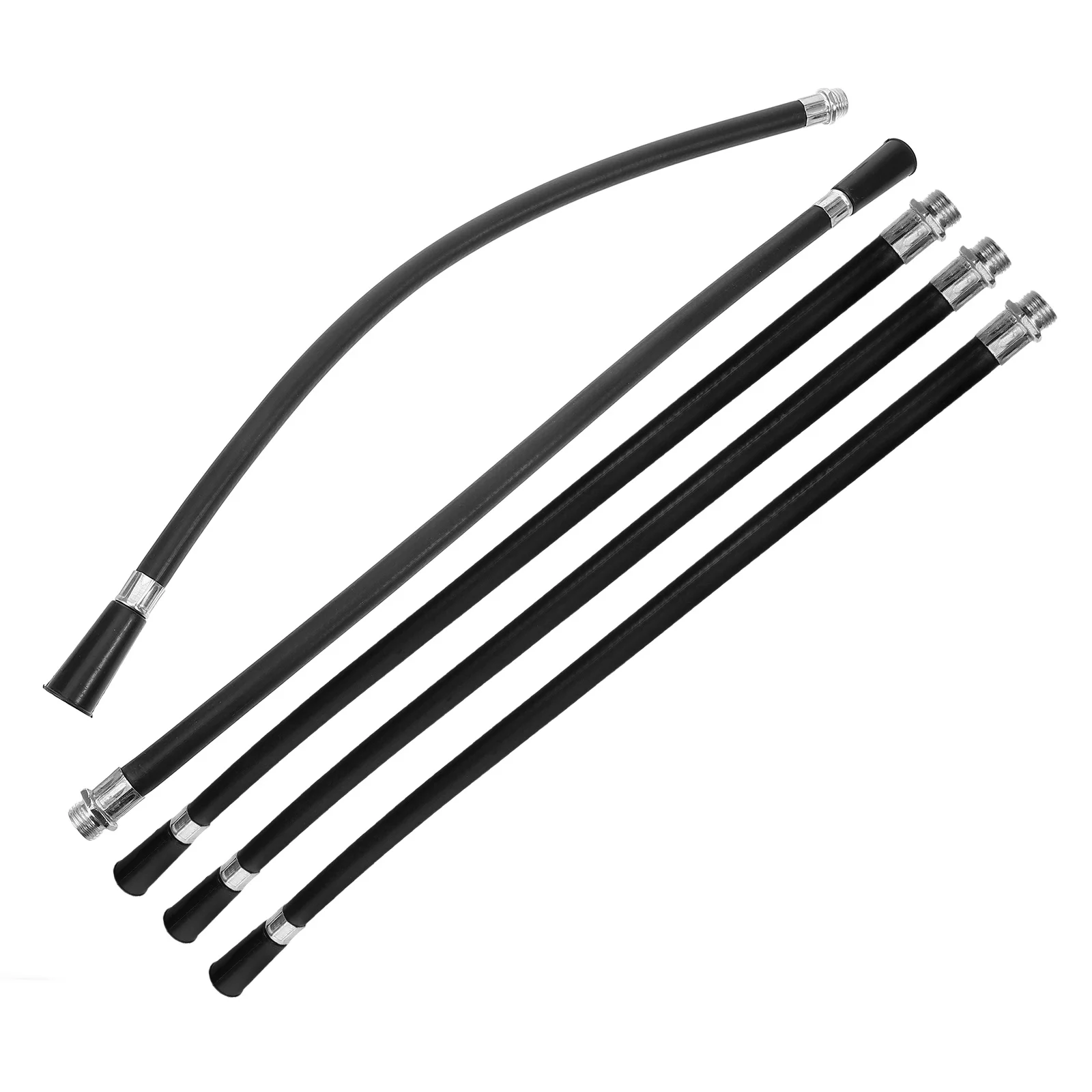 5 Pcs Fire Extinguisher Nozzle Hose Replacement Sprayer Black Plastic Hoses Fire Protection Equipment Firefighting Accessories