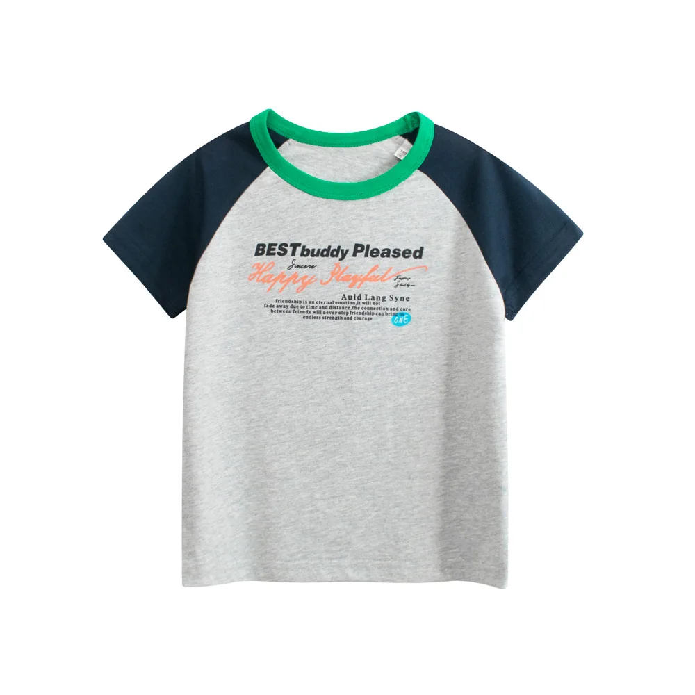 

1-9T Toddler Kid Tshirt Cotton Baby Boy Summer Clothes Short Sleeve Loose T Shirt Infant Cute Sweet Outfit
