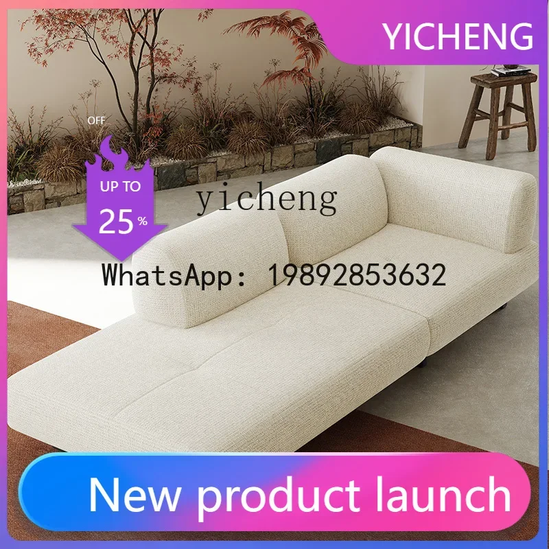 AB   sofa antique living room straight row simple coon and linen sofa retro fully dismantled island sofa