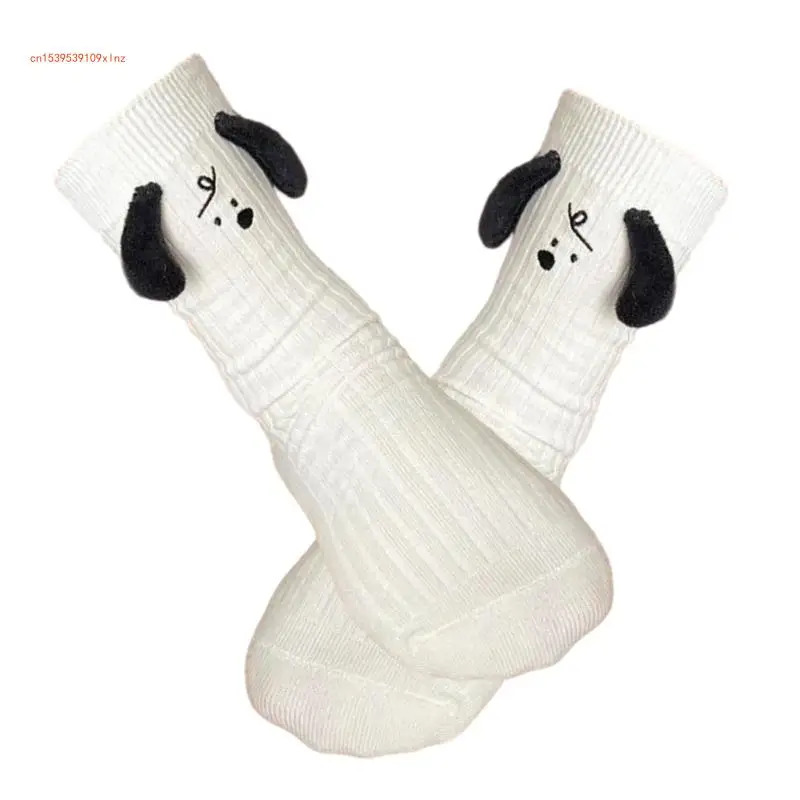 Womens Socks ,LightWeight Thin Casual Calf Socks Dog Ear Animal Socks Cotton Soft Stockings