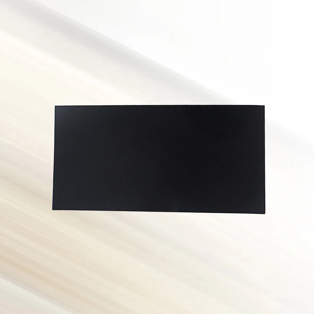 

1pcs Guitar Pickguard Blank Plate Black Premium Plastic Scratch Resistant Heatproof Self-Adhesive Protection For Acoustic